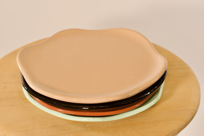 Colorful ceramic plates